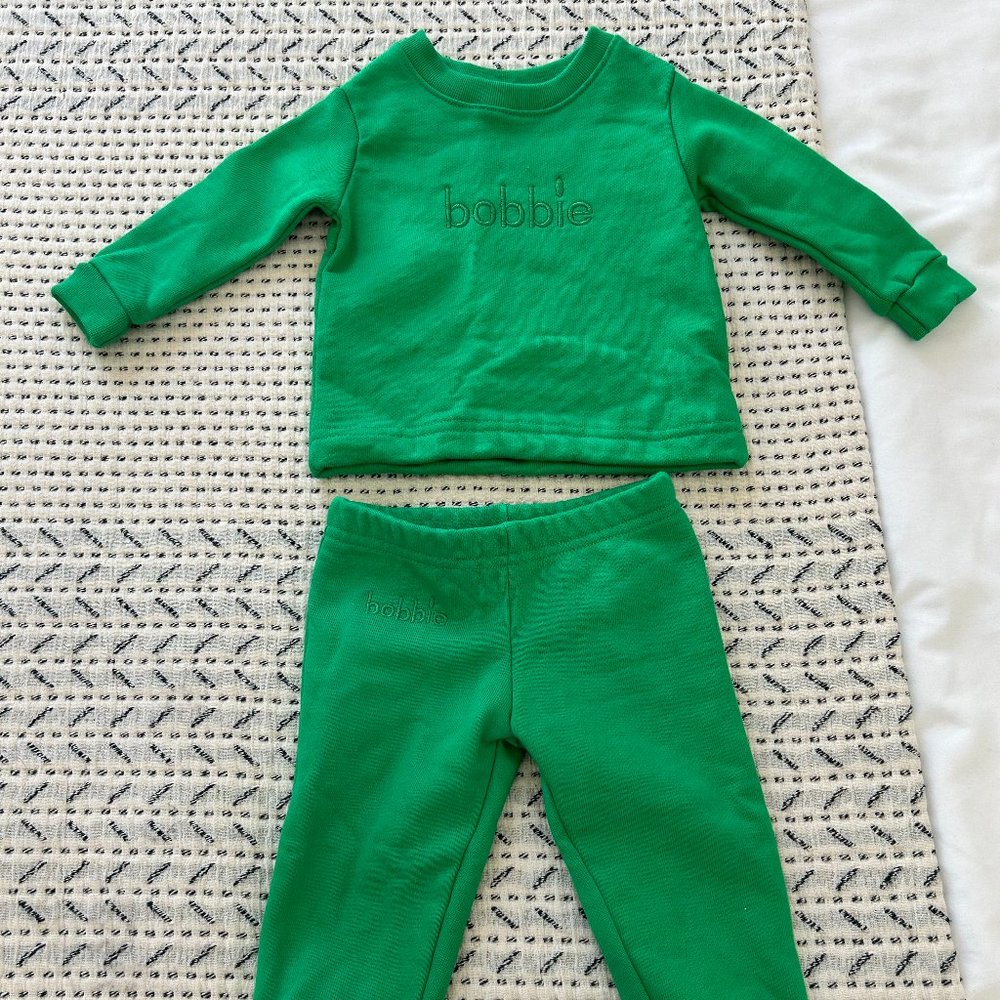 Bobbie Green baby Sweatsuit